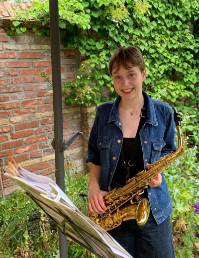 Saxophonklänge zur Kaffeetafel